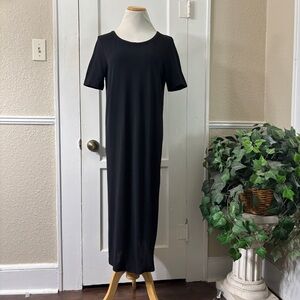 COS Drawstring Back Midi T-Shirt Dress